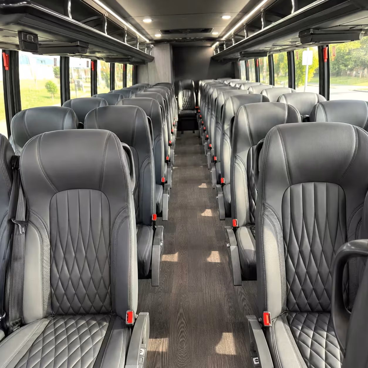 25 passenger minibus inside