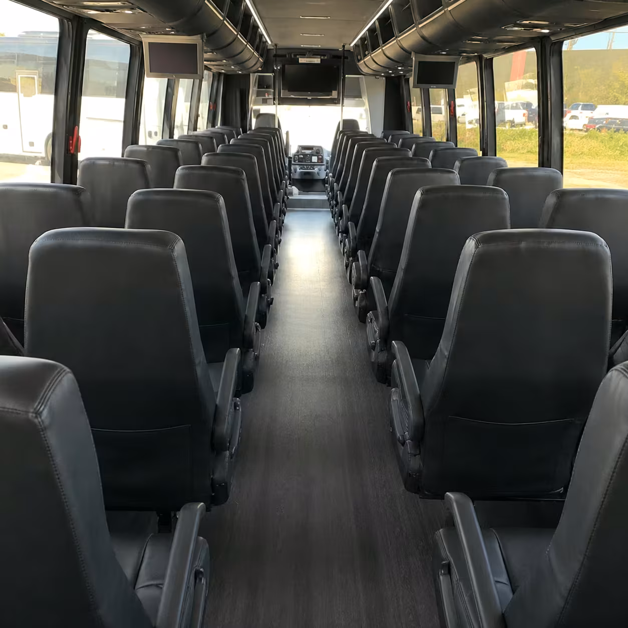 28 passenger minibus interior