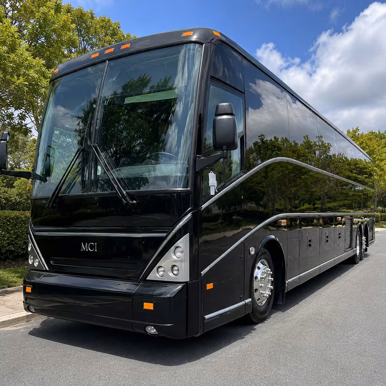 56 passenger charter bus