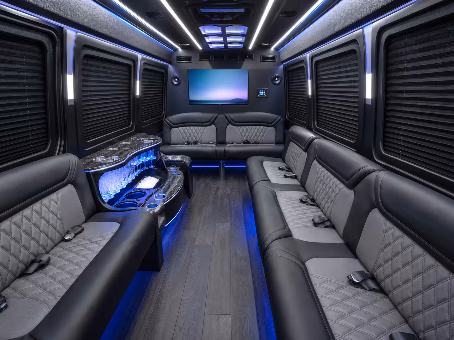 defense contractor employee shuttle buses in stamford