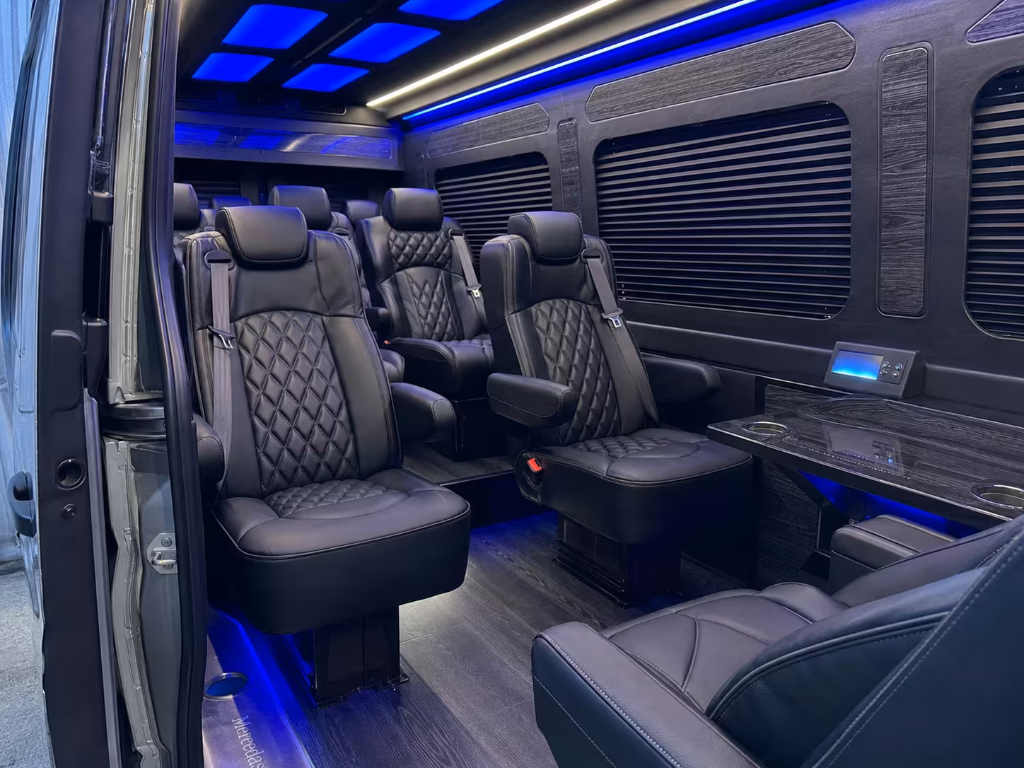 sprinter van transportation for groups and events across stamford