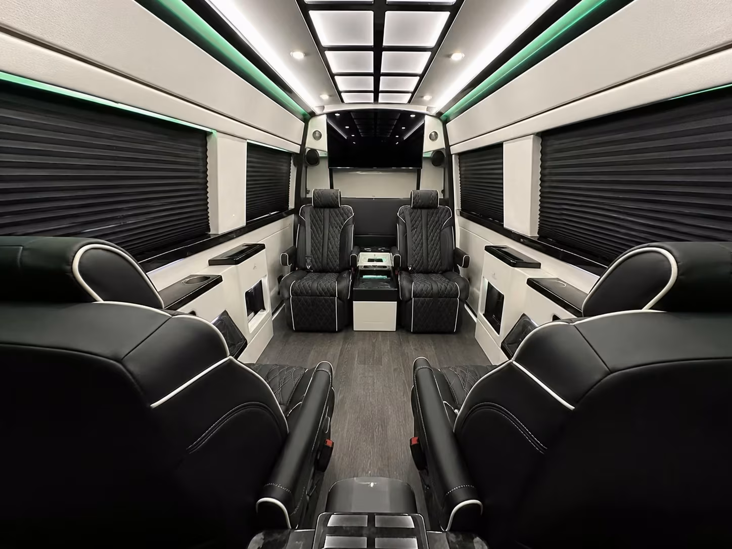 sprinter van with driver inside