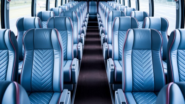 50 passenger charter bus interior