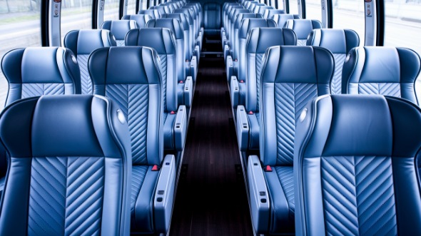 56 passenger charter bus interior stamford