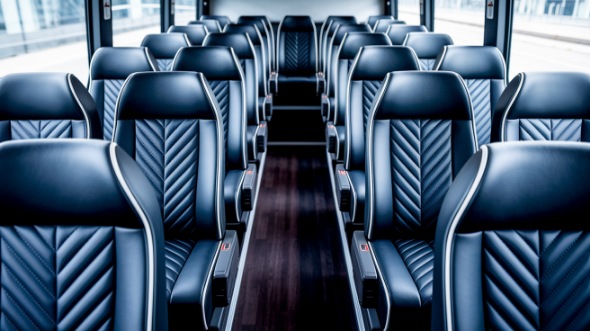 stamford 20 passenger minibus inside