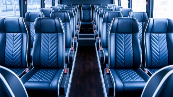 stamford 25 passenger minibus inside