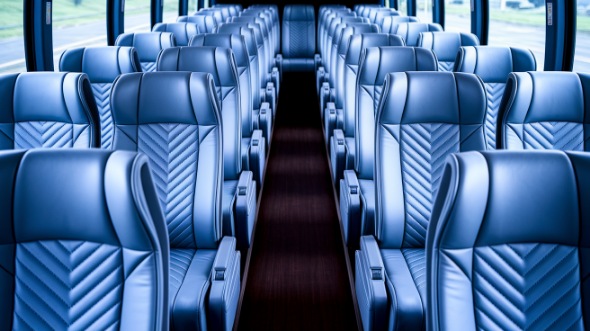stamford 54 passenger charter bus interior