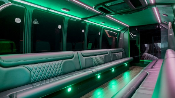 stamford party bus rental inside